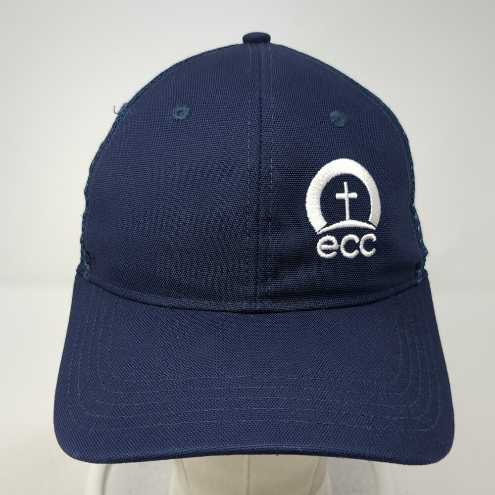 Ecc Snapback Mesh Back Trucker Hat Blue One Size Embroidered Carhartt View 2